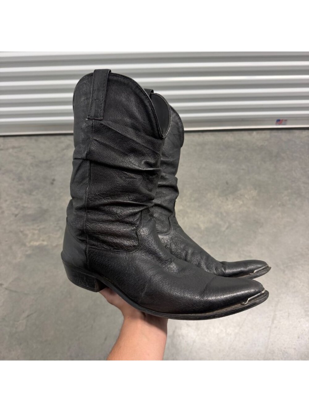 Dingo 1980s Slouch Western Boots Size 23